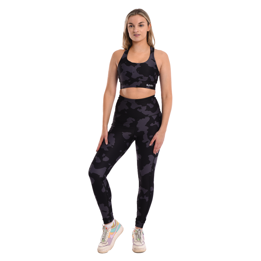 wearing gym leggings